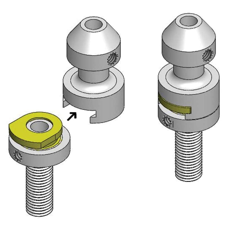 DW DWSM380 Split Hi Hat Clutch image 1