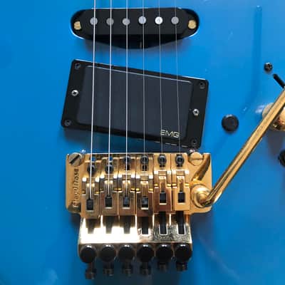 Kramer Stagemaster Deluxe 1987 Blue American image 7