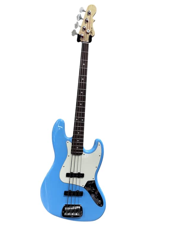 G&L Fullerton Deluxe JB Right handed Himalayan blue with case image 1