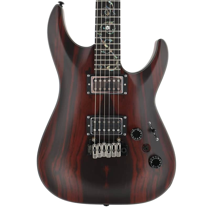 Schecter C-1 Exotic Ebony Guitar - Natural Satin image 1