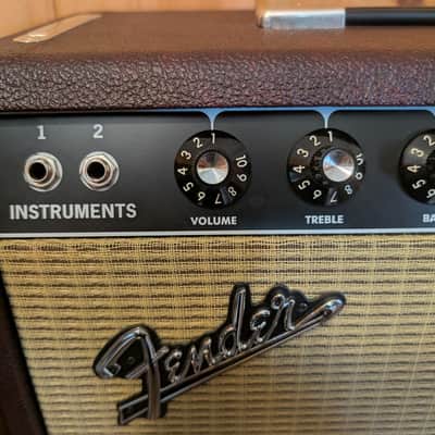 Fender '65 Princeton Reverb Reissue FSR Limited Edition Bordeaux Reserve 1x12" with Jupiter M12C image 3