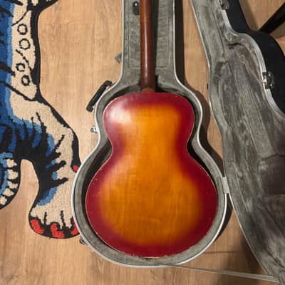 1951 Gibson L-4 F Hole Sunburst imagen 9