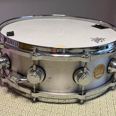 DW Collectors Series Cast 3mm Aluminum Snare 14" x 5" 2006 image 10