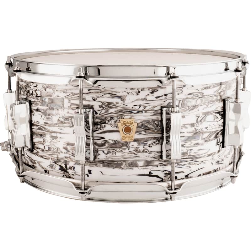 Ludwig Classic Maple 6.5x14 Limited Edition Snare Drum - White Abalone image 1