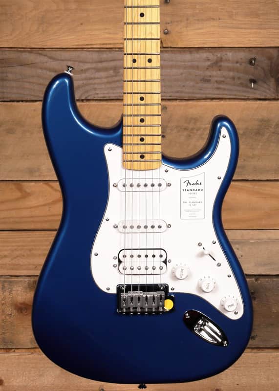 Fender Standard Stratocaster HSS Electric Guitar Aqua Marine Metallic image 1
