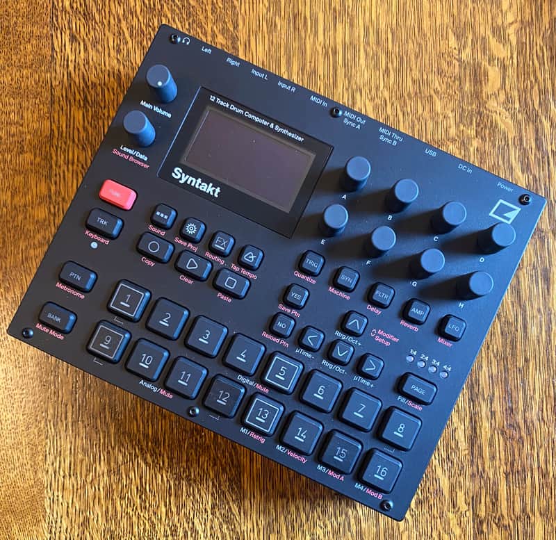 Immagine Elektron Syntakt 12 Track Drum Computer & Synthesizer 2022- Present - Black - 1