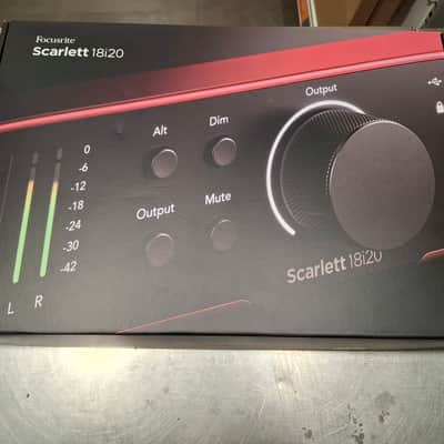 Focusrite Scarlett 18i20 4th Gen USB Audio Interface 2024 - Present - Red image 3
