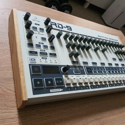 Solid Oak replacement end cheeks for the Behringer RD8, RD9 & LM Drum Drum Machine image 14
