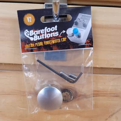 Barefoot Buttons V2 Standard Footswitch Cap - Silver image 3