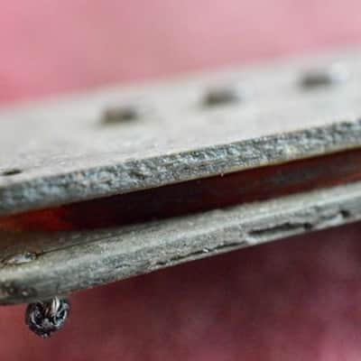 Vintage Fender PRE-CBS Jazzmaster Grey Bottom Pickup 7.29k 1960's South Facing Magnet image 7