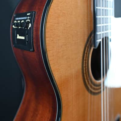 Ibanez GA6CE-AM Amber High Gloss Classical Guitar #718 image 12