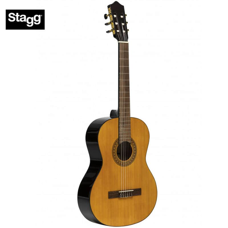 Stagg SCL60-NAT Spruce Top 4/4 Size Nato Neck 6-String Acoustic Classical Guitar image 1