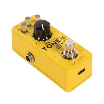 IK Multimedia TONEX ONE Amp Modeler & Multi Effects Pedal Brown Sound Limited Edition Yellow image 2