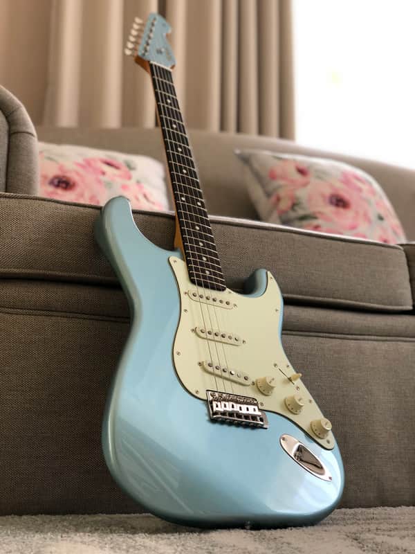 Tokai AST-104 IBL/R Goldstar Sound Japan in Ice Blue Metallic with Rosewood FB image 1