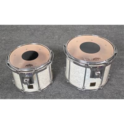 Used GMS 5pc Drum Set White Marine Pearl - Fair image 6
