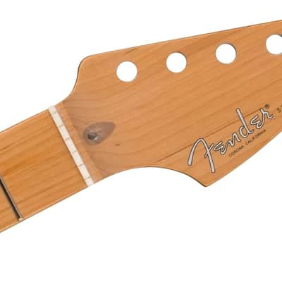 Fender American Pro II Strat Neck, 22 Narrow Tall Frets, 9.5", Roasted Maple image 7