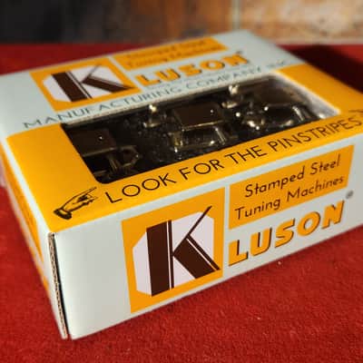 Kluson Nickel KD-6B-NM 6-6-Inline Tuners NEW #2 image 8