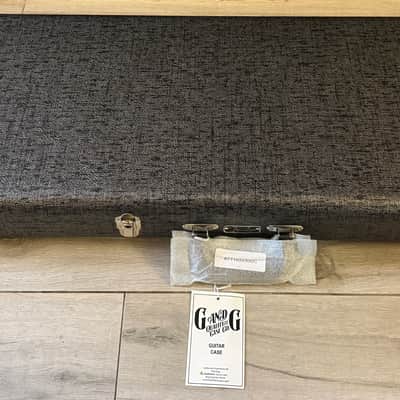 RARE Fender G&G Deluxe John Mayer Stratocaster Telecaster Grey Speckle Hard Case USA Strat American Vintage Tele Blue Gray image 2