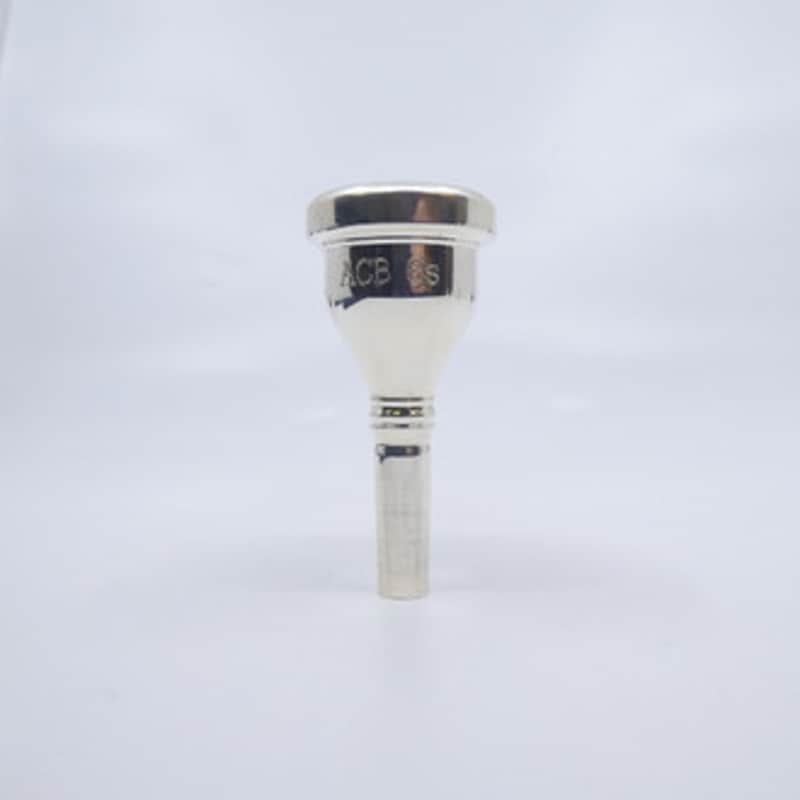 ACB 6s Small Shank Trombone Mouthpiece - Silver image 1