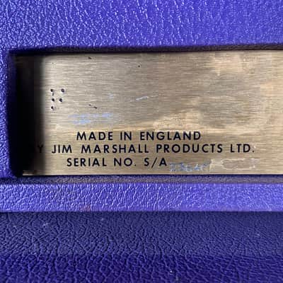 Marshall JMP 50 Half Stack 1971 - Purple image 7