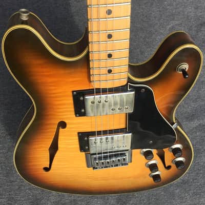 Fender Starcaster 1975-76 Sunburst Flammed top SUPER! image 4