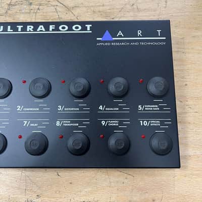 Used ART X-15 Ultrafoot MIDI Foot Controller Pedal in original box with manual image 3