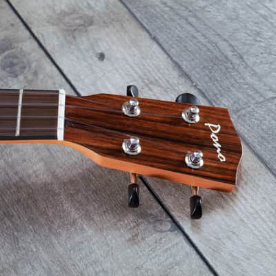 Pono MGTDP All Solid Mango 'Tenor' Pineapple Ukulele image 7