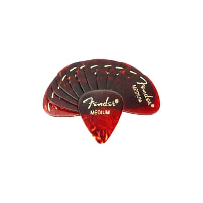 Immagine Fender Classic Tortoise Shell Celluloid Picks Medium - 12 Pack - 2