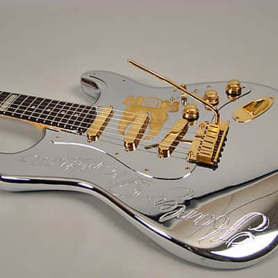 Fender Custom Shop Harley Davidson Stratocaster 1993 Chrome image 10