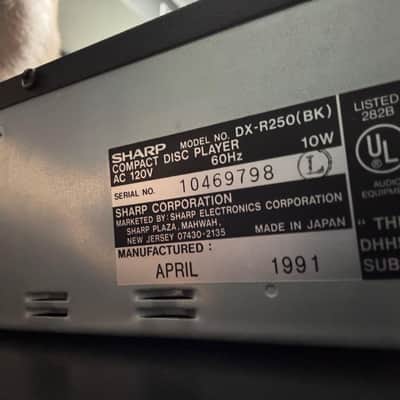 Sharp DX-R250 CD Player (Used) image 6