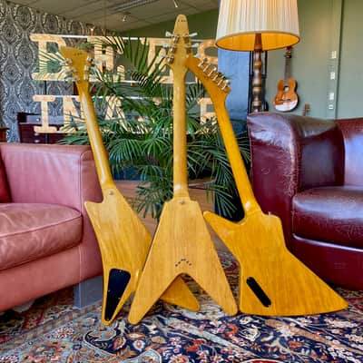 1980-1982 Gibson Modernistic Series Korina Flying V Explorer Moderne image 3