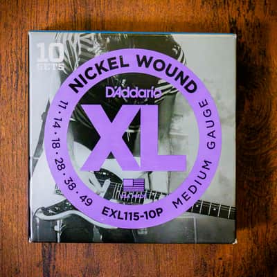30 SETS - D'Addario EXL115 Nickel Wound Medium / Blues-Jazz Rock Electric Guitar Strings, 11-49 (Brand New/Sealed) image 3