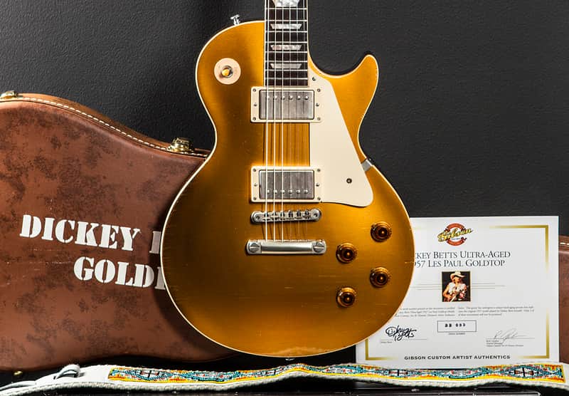 Gibson Custom Shop Dickey Betts "Goldie" Ultra-Aged '57 Les Paul Goldtop (Murphy Aged) 2001 - 2003 image 3