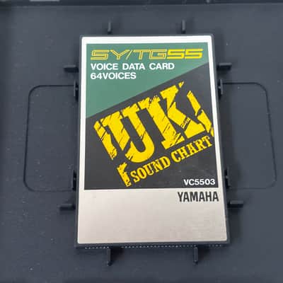 YAMAHA VC5503 VOICE DATA CARD UK SOUND CHART for SY/TG55 image 3