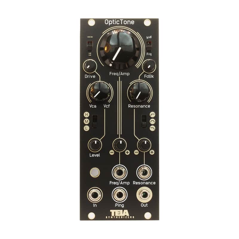 Immagine Teia Synthesizers OpticTone MK2 Vactrol Multimode-Gate Eurorack Module - 1