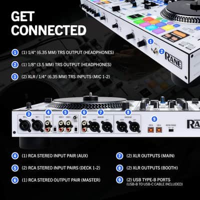 RANE ONE MKII Motorized DJ Controller W/Hardware FX & OLED Display / Refurbished by Rane w/ 90 Day Warranty! image 7