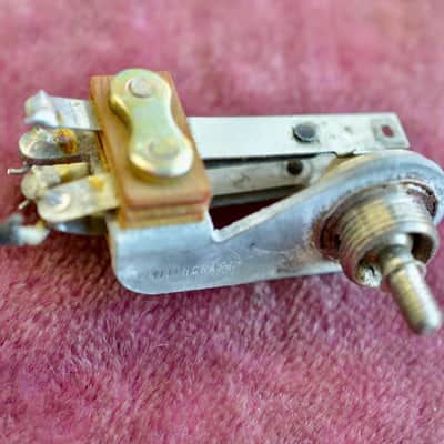 Vintage 1960's Gibson Switchcraft 3-way pickup selector switch PAF Les Paul SG Special image 3