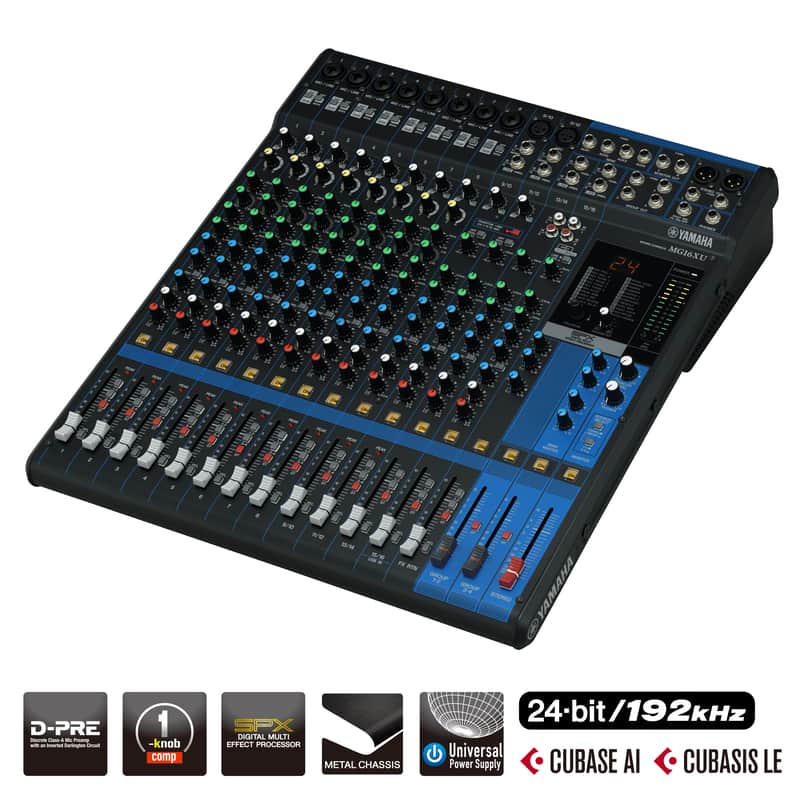 Yamaha "MG16XU" 16-channel mixing console image 1
