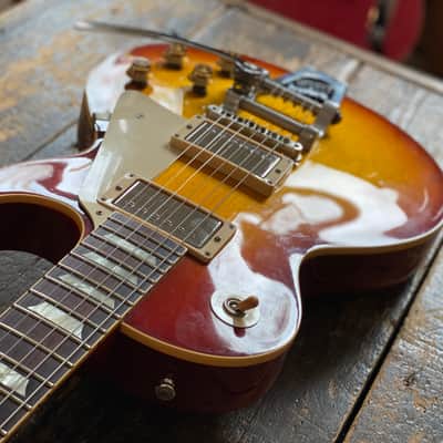 Gibson Les Paul Custom Shop Historic 1958 Reissue with Bigsby (R8) Iced Tea Burst 2012 LPR8 image 8