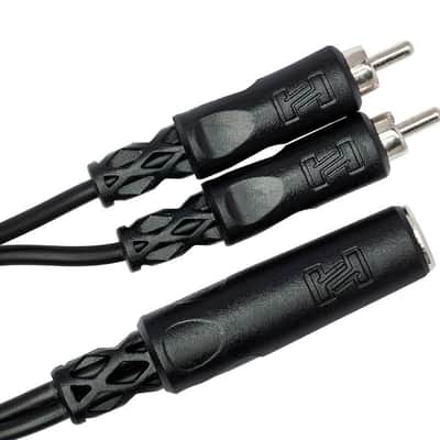 HOSA YPR-131 Y Cable, 1/4 In TSF To Dual RCA image 2