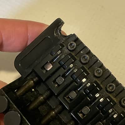 2000's Era Korean Used Licensed Floyd Rose Black Guitar Tremolo Bridge Vibrato image 15