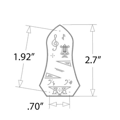 MONO-PLAK Epiphone - Sized Gold Brass Custom Engraved Name, USA-Made Truss Rod Cover image 2