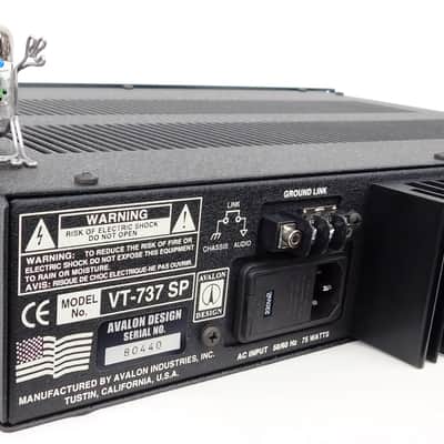 Avalon VT-737 SP Black Tube Mic Preamp Comp EQ + Neuwertig + OVP+ 2J. Garantie image 14