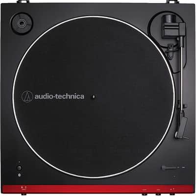 Audio-Technica AT-LP60XBT-RD Stereo Turntable with Bluetooth (Red) image 5