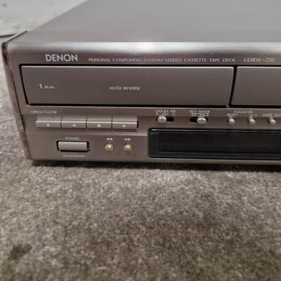 Denon UDRW-250 - Stereo Cassette Tape Deck - Silver - Fair image 5