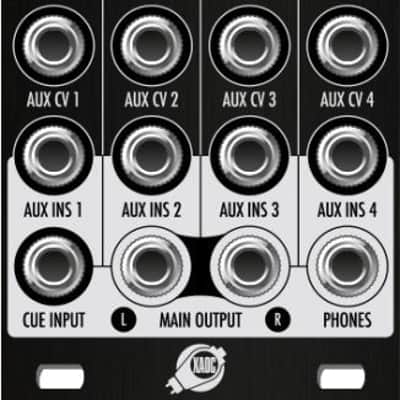 XAOC FACEPLATES BLACK PANEL-Hrad : BRAND NEW :  [DETROIT MODULAR] image 1