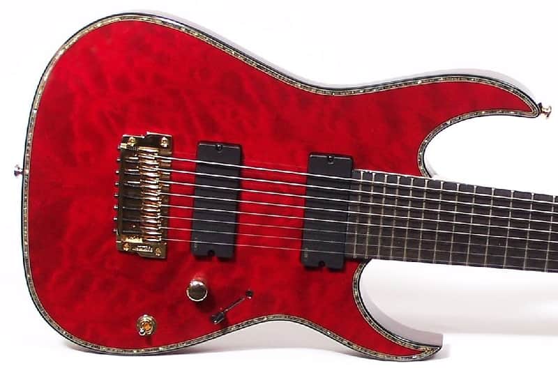 Ibanez RGIX28FEQM RGIX28FEQMBGW Iron Label 8 String Electric