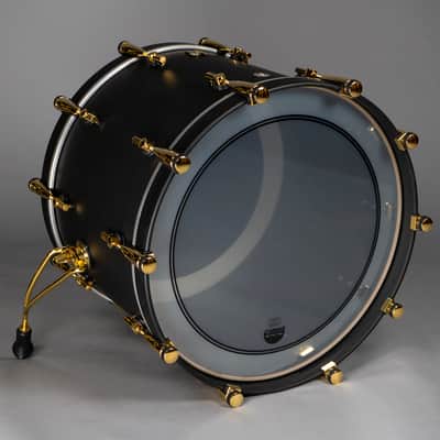 Sonor SQ2 Medium Beech 6pc Shell Pack-Dark Satin w/ Gold Hardware image 9