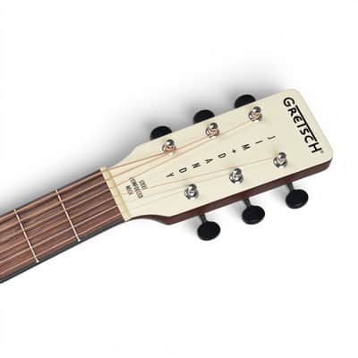 Gretsch Jim Dandy™ Parlor LTD, Walnut Fingerboard, Tortoise Pickguard, Vintage White image 4