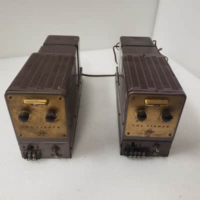 Fully Restored Pair Of Fisher 80AZ Monoblocks - 30WPC Mono Power Amps With Unique Looks And Classic Fisher Performance! image 2